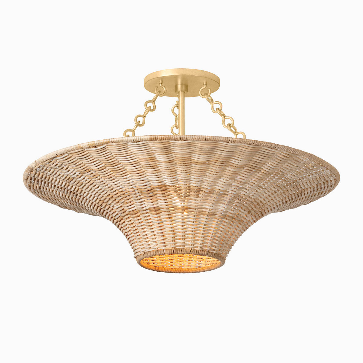Ketan Flush Mount - Refined Minimalist Close-to-Ceiling Light Fixture - view 1