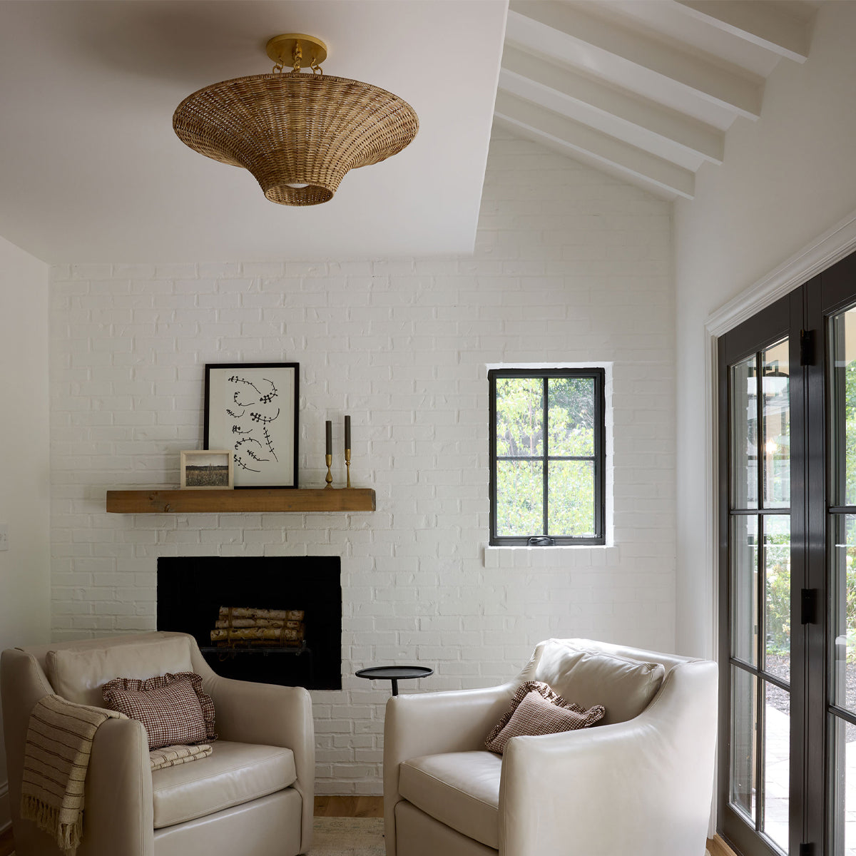 Ketan Flush Mount - Refined Minimalist Close-to-Ceiling Light Fixture - view 3