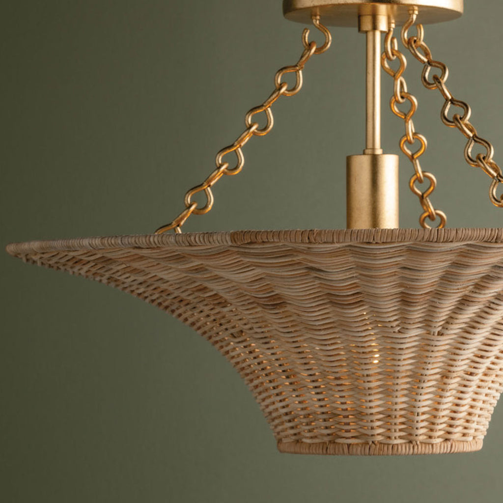 Ketan Flush Mount - Refined Minimalist Close-to-Ceiling Light Fixture - view 8
