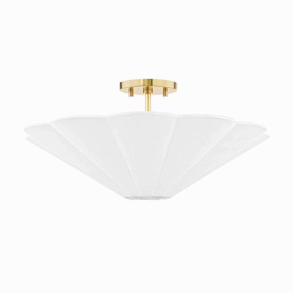 Alana Elegant Semi Flush Ceiling Light - view 1