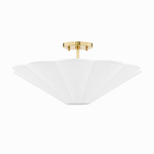Alana Elegant Semi Flush Ceiling Light - view 1