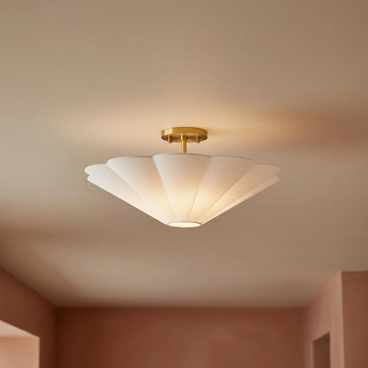 Alana Elegant Semi Flush Ceiling Light - view 3