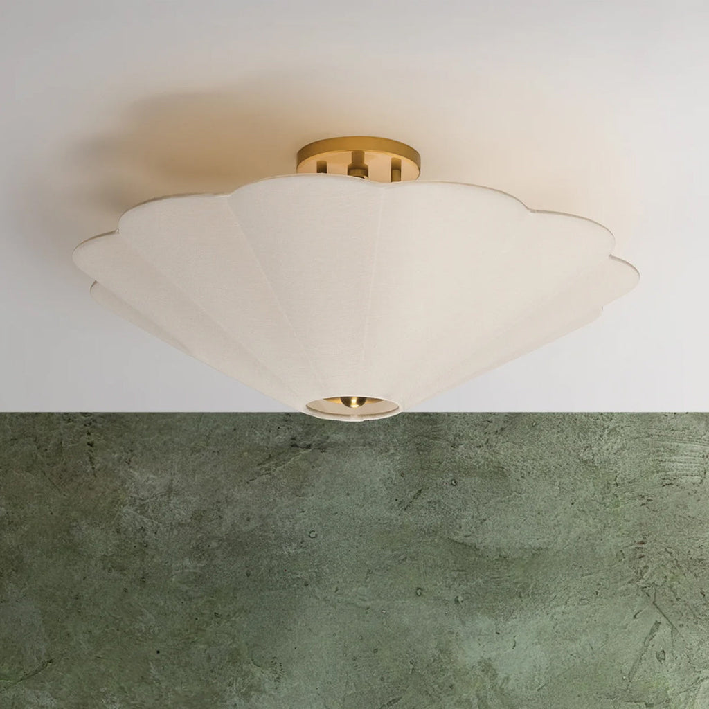 Alana Elegant Semi Flush Ceiling Light - view 5