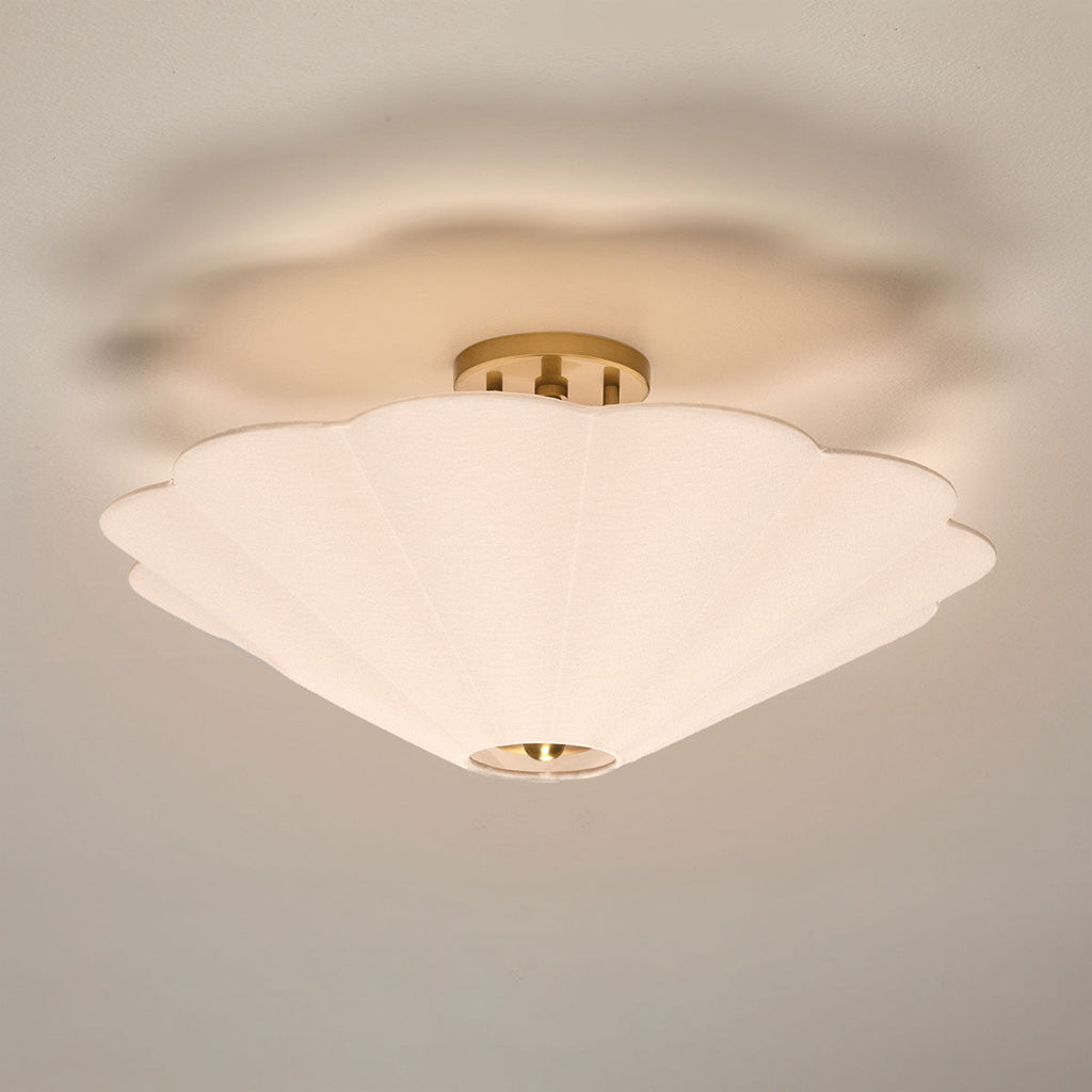Alana Elegant Semi Flush Ceiling Light - view 6
