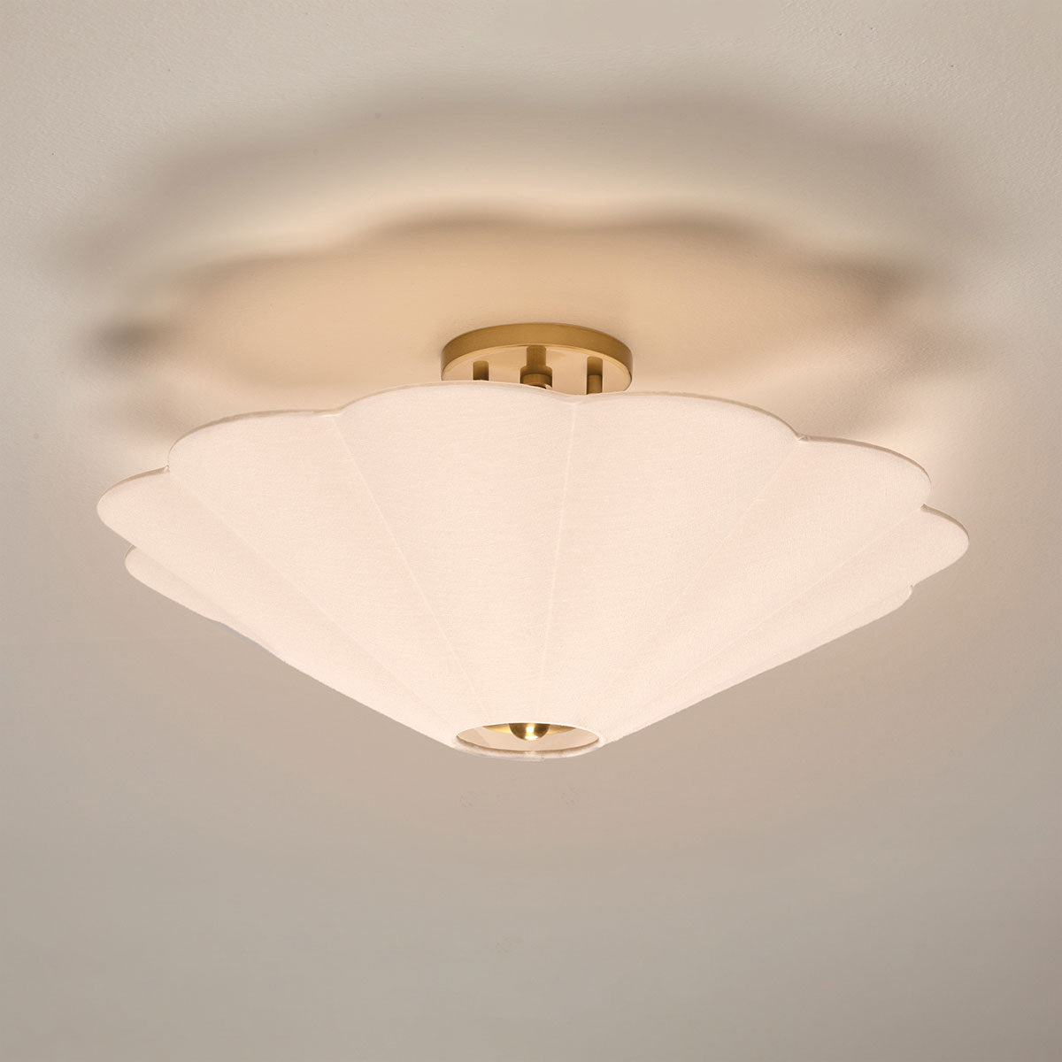 Alana Elegant Semi Flush Ceiling Light - view 6
