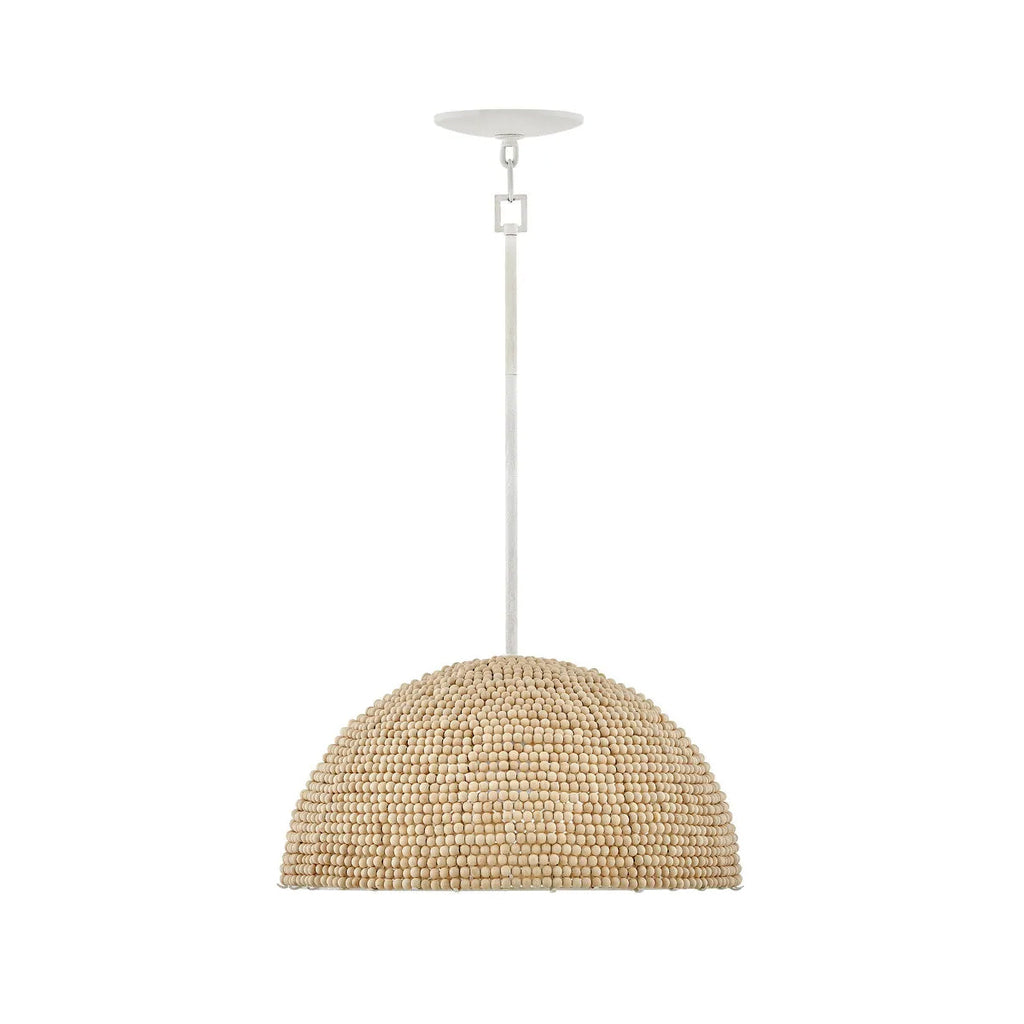 Raquel Artisan Woven Bead Dome Pendant Light - view 10
