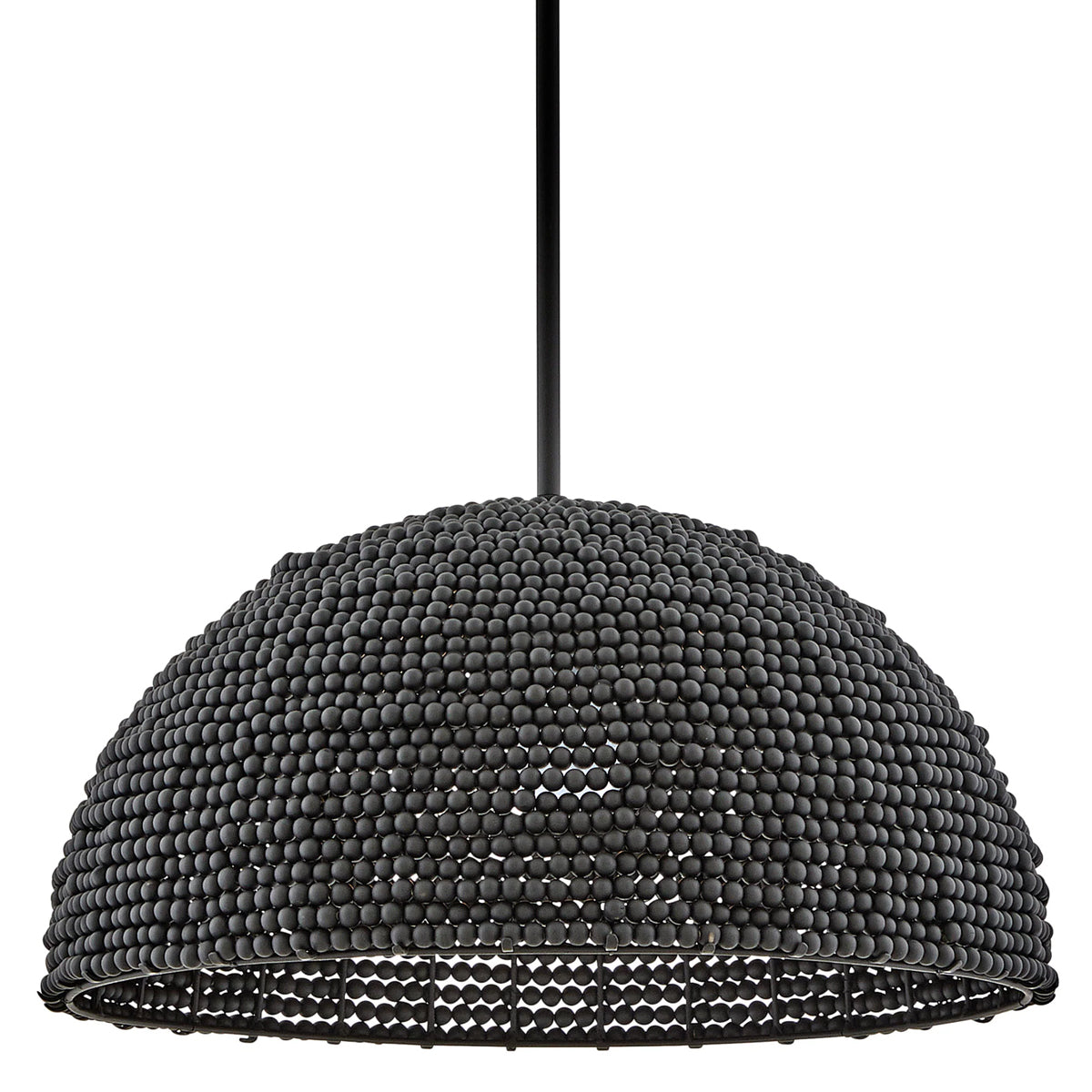 Raquel Artisan Woven Bead Dome Pendant Light - view 9