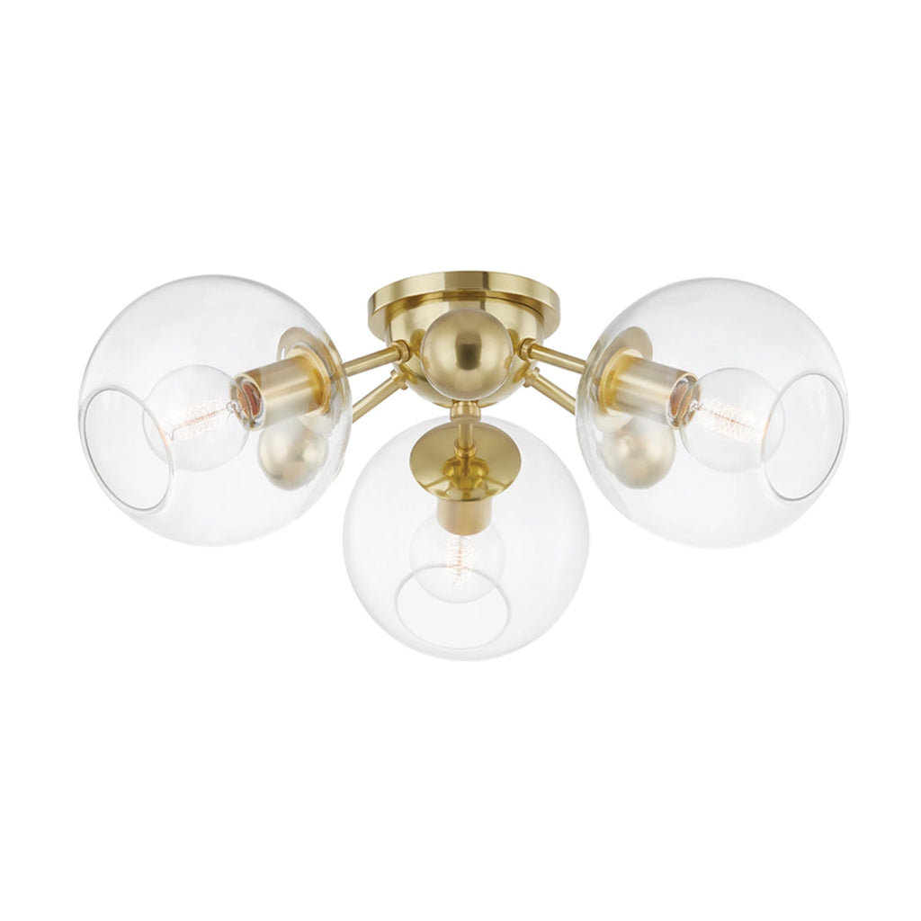 Crystal Orb Semi-Flush Mount Ceiling Light - view 6