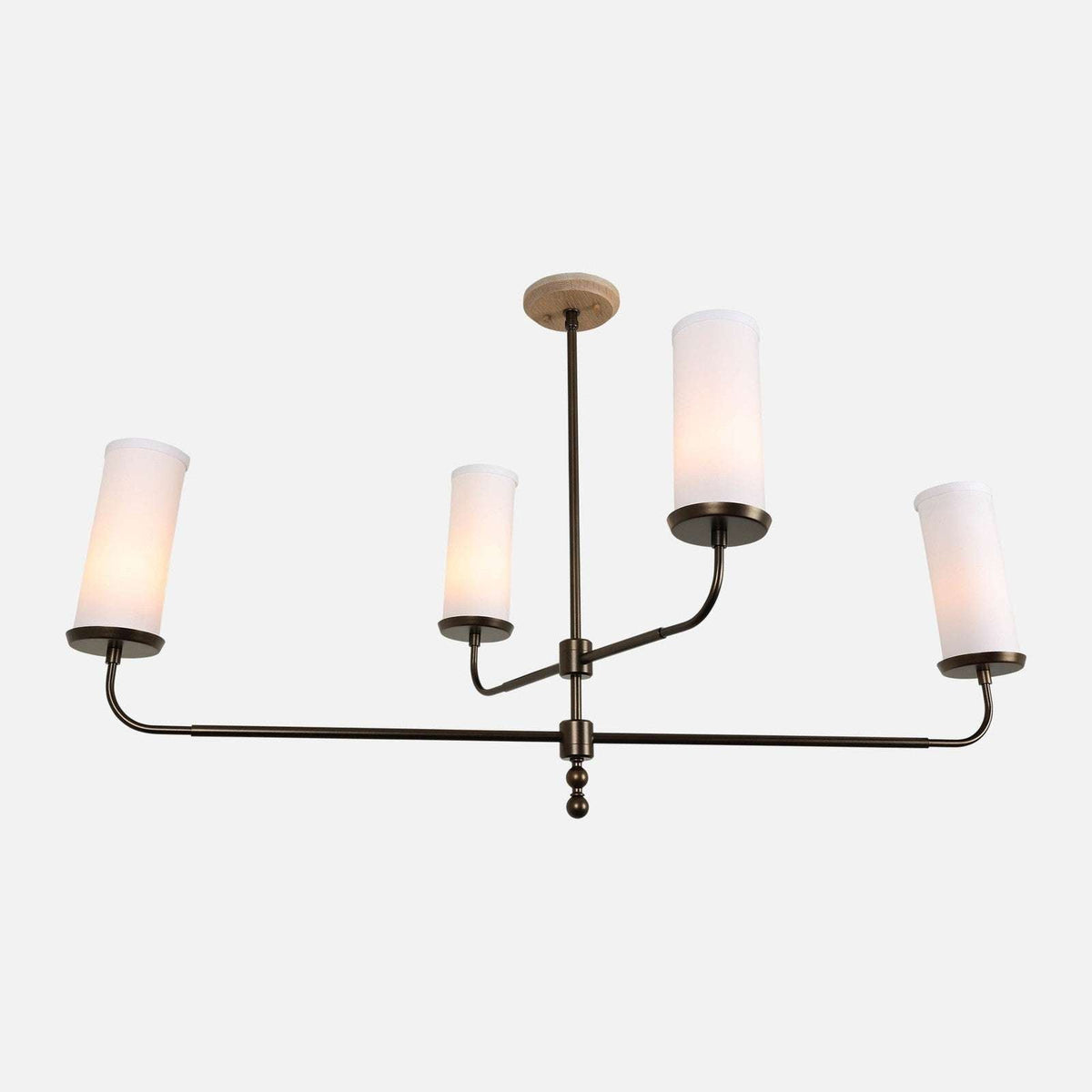 Marlowe Linen Shade Linear Chandelier - view 5