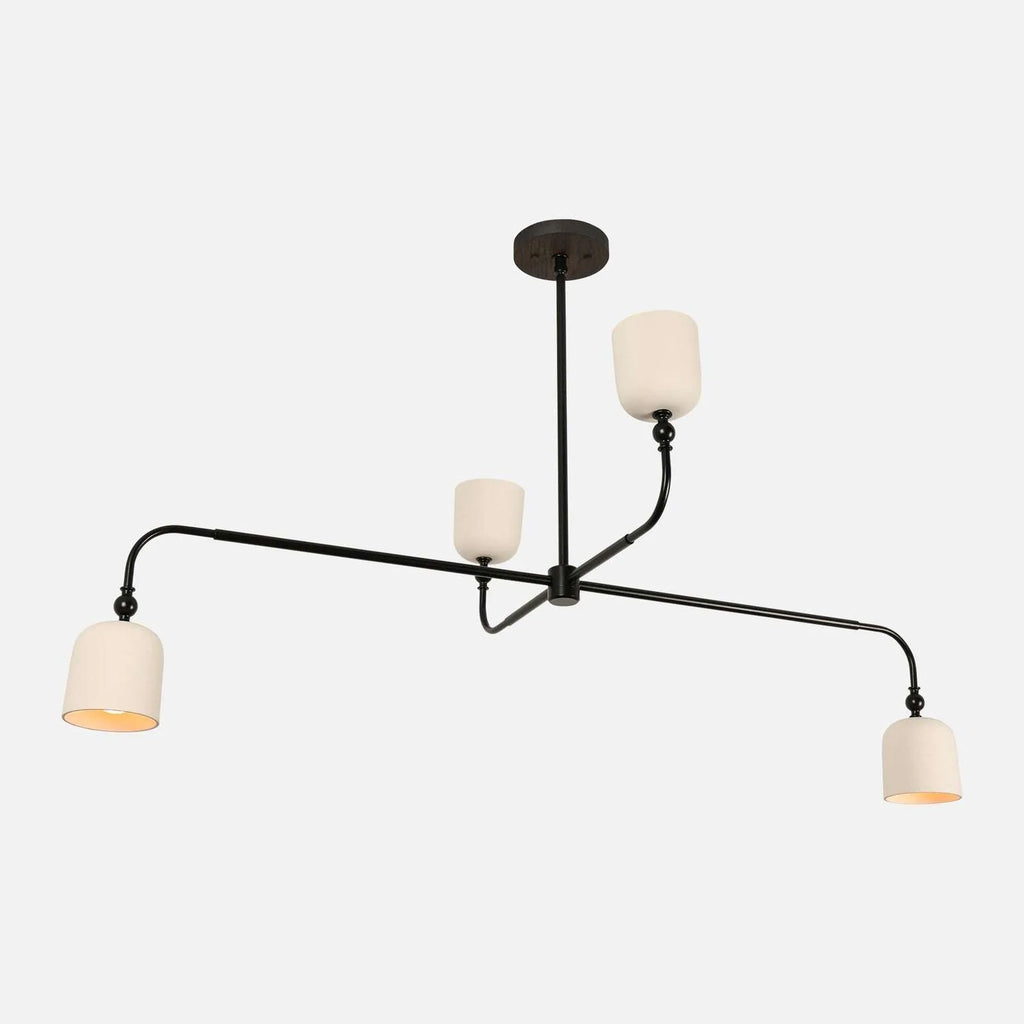 Corwin Artisan Porcelain Shade Multi-Arm Chandelier - view 1