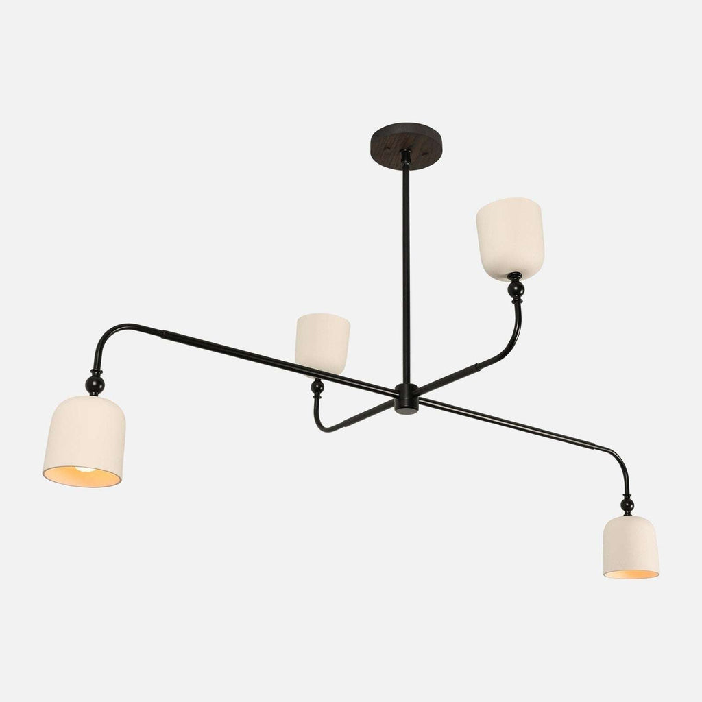 Corwin Artisan Porcelain Shade Multi-Arm Chandelier - view 2
