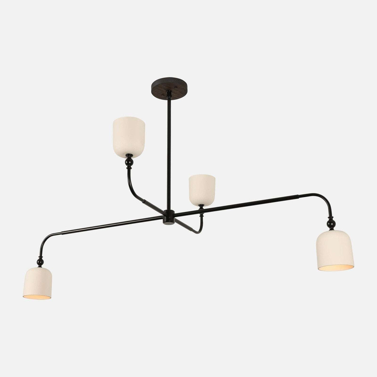 Corwin Artisan Porcelain Shade Multi-Arm Chandelier - view 4