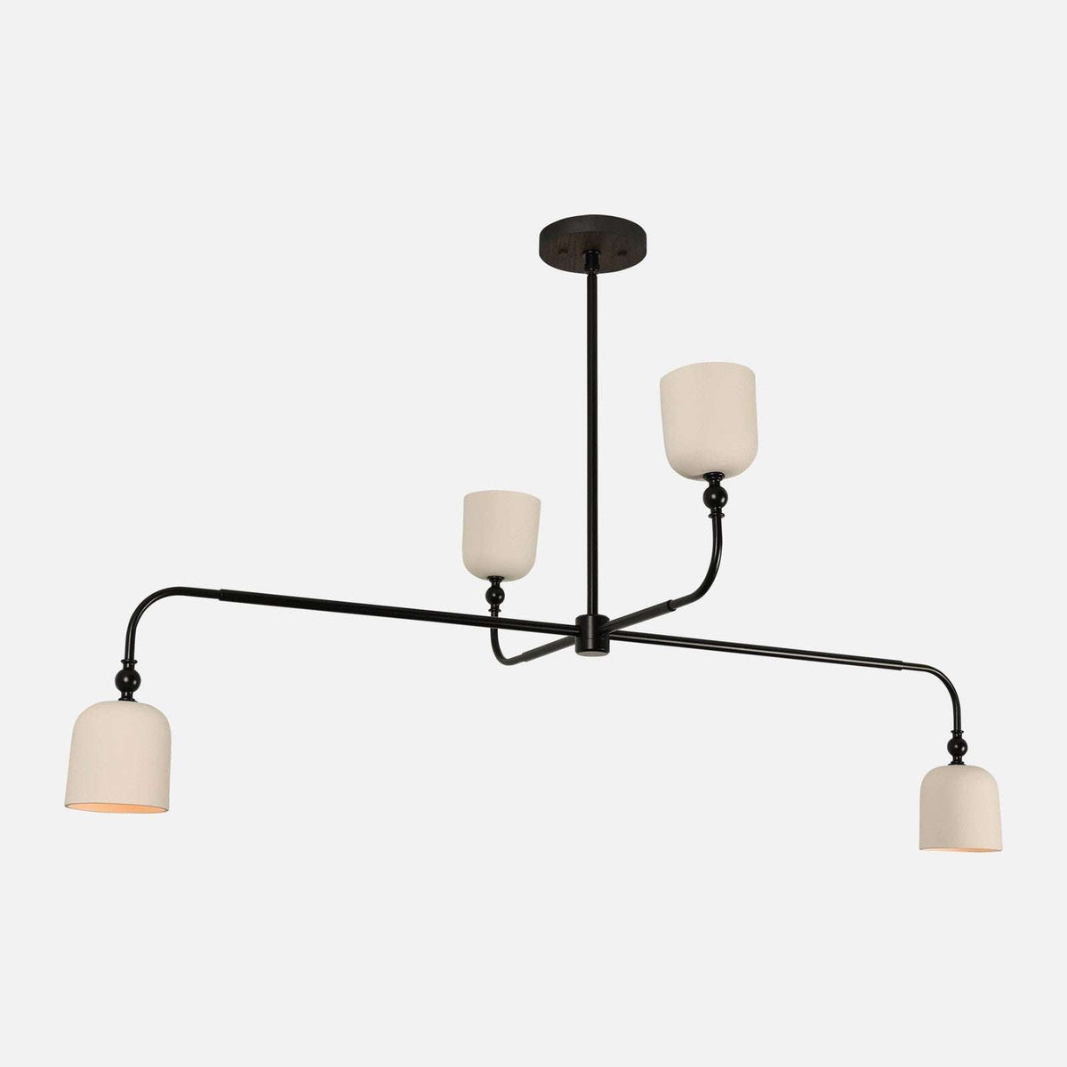 Corwin Artisan Porcelain Shade Multi-Arm Chandelier - view 5