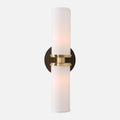 Marlowe Linen Double Wall Sconce - view 1