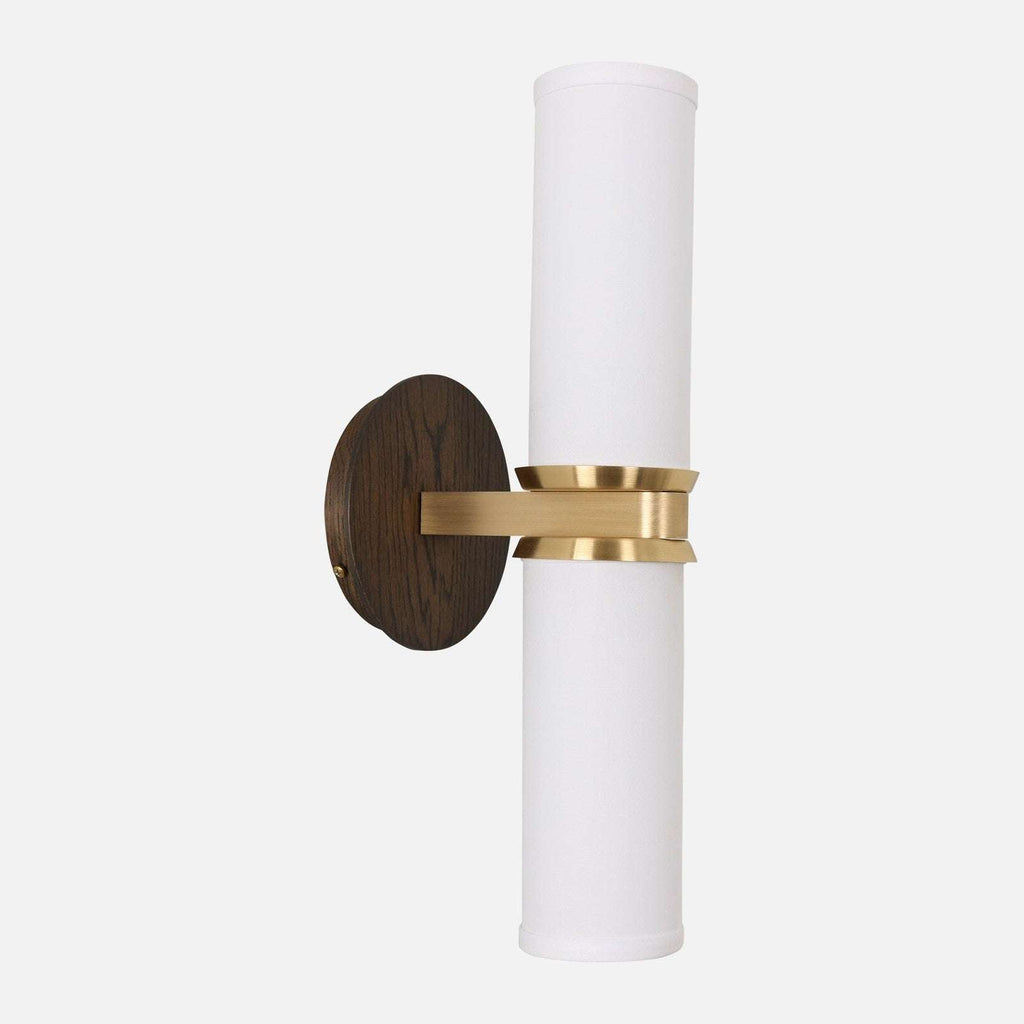 Marlowe Linen Double Wall Sconce - view 5