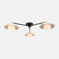 Delphine Glass Globe Triple Flush Mount Ceiling Light - view 1