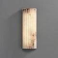 Hand‑Carved Alabaster Wall Light – Built‑In LED with Sculptural Design - view 1